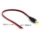 Cable Power Male Connector For Cctv Camera Power 26Cm