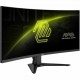 Monitor 34 MSI MAG346CQ Frameless Curved 4K (3440 × 1440) 180Hz 1ms