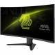 Monitor 34 MSI MAG346CQ Frameless Curved 4K (3440 × 1440) 180Hz 1ms