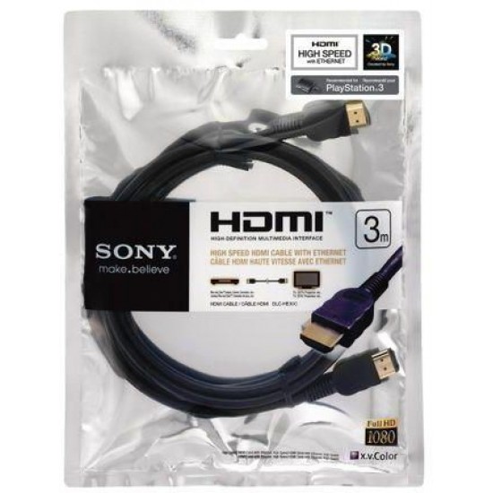 Cable Hdmi Male To Male 4K Sony 3M