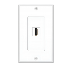 Socket Plug HDMI Wall Plate Insert Jack Outlet Panel 1 Port T_J