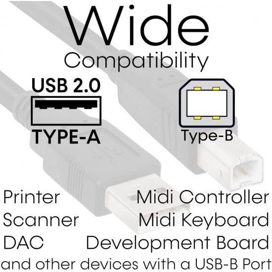 Cable Printer Usb 2.0 Male A To B 1.5M Original