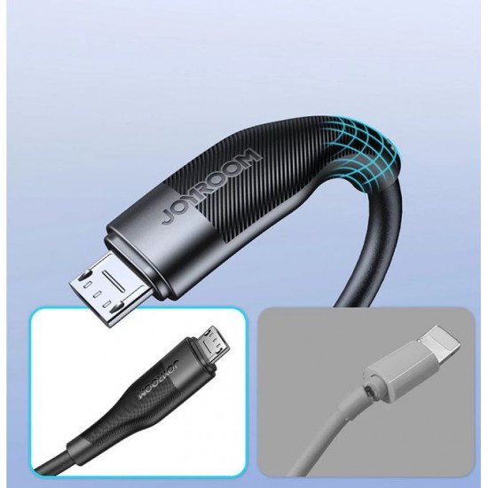 Cable Charger Mobile Joyroom 3A Fast Usb To Micro Usb S-1030M12 1M Black