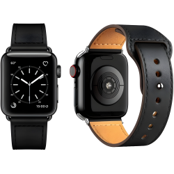 Strap Watch Leather Apple 42/44Mm