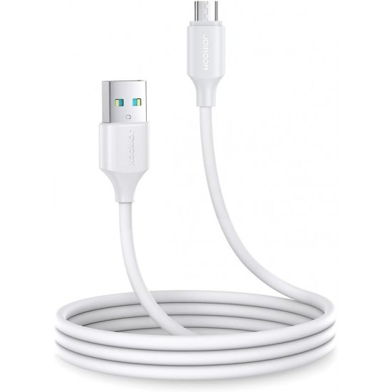 Cable Charger Mobile Joyroom 2.4A fast USB To Micro USB S-Um018A9 0.25m White