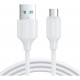 Cable Charger Mobile Joyroom 2.4A fast USB To Micro USB S-Um018A9 0.25m White