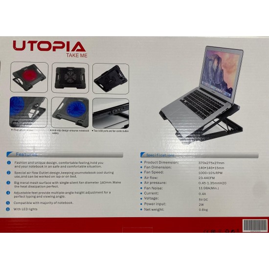 Cooling Pad Laptop Utopia UC-302 Cooling Pad Laptop Utopia UC-302