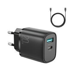 Charger Mobile Joyroom Usb (Qc3.0+Pd) Fast 20W L-Qp2011 Black Charger Mobile Joyroom Usb (Qc3.0+Pd) Fast 20W L-Qp2011 Black