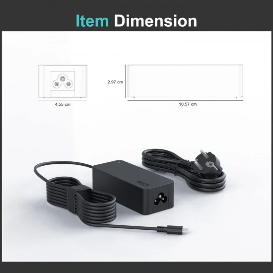 Charger Laptop Hp Type C 15V 4.33A 65W Original