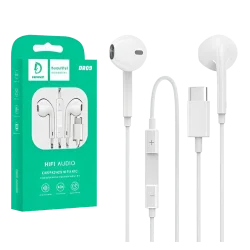 Headphone Mobile Wired Denmen Tyb-C Dr09