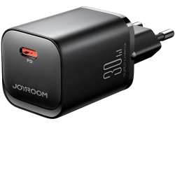 Charger Mobile Joyroom Type-C (Pd) 30W Jr-Tcf07Eu Black Charger Mobile Joyroom Type-C (Pd) 30W Jr-Tcf07Eu Black