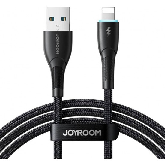 Cable Charger Mobile Joyroom 2.4A Fast Usb To Iphone S-UL012A9 0.25M Black