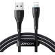 Cable Charger Mobile Joyroom 2.4A Fast Usb To Iphone S-UL012A9 0.25M Black