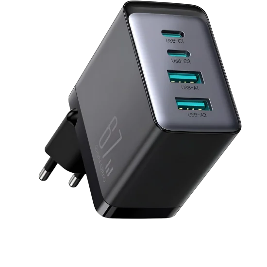 Charger Mobile Joyroom 2C2A 67W Jr-Tcg02+Cable Type-C To Type-C 1.2M Black Charger Mobile Joyroom 2C2A 67W Jr-Tcg02+Cable Type-C To Type-C 1.2M Black