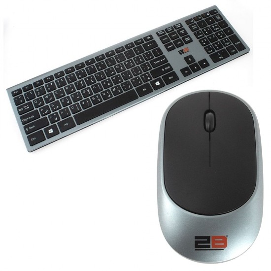 Keyboard&Mouse Wireless 2B Silent Kb306