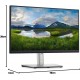 Monitor 22" Dell P2222H Frameless Vga Displayport Hdmi