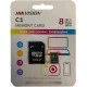 Card Memory Hikvision 8Gb Micro Sd With Adapter