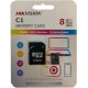 Card Memory Hikvision 8Gb Micro Sd With Adapter