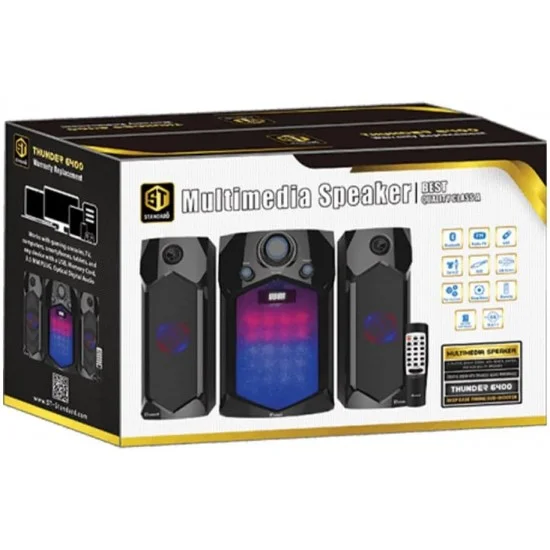 Subwoofer St Standard 2.1 Usb Thunder 6400 Subwoofer St Standard 2.1 Usb Thunder 6400