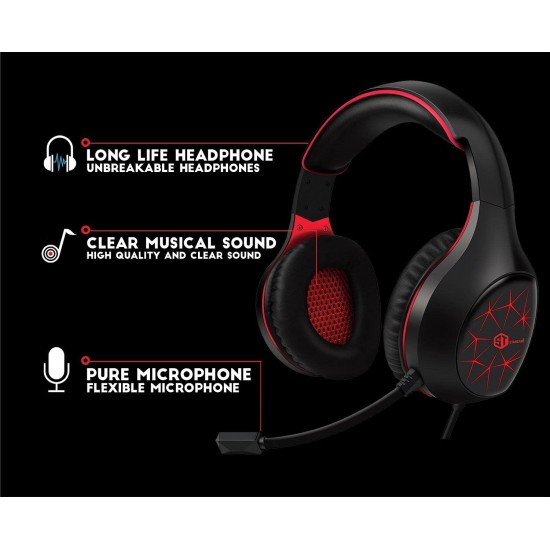 Headset Gaming St Standard With RGB LED GM-3502R