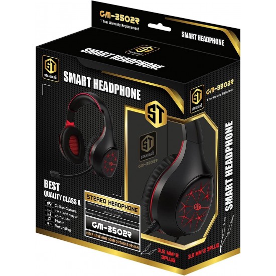 Headset Gaming St Standard With RGB LED GM-3502R