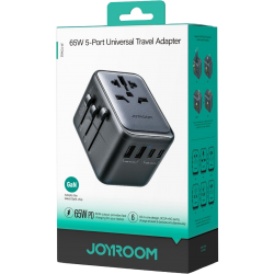 Charger Mobile Joyroom 3xUsb 1×PD Charging 65W JR-TCW02 Black Charger Mobile Joyroom 3xUsb 1×PD Charging 65W JR-TCW02 Black