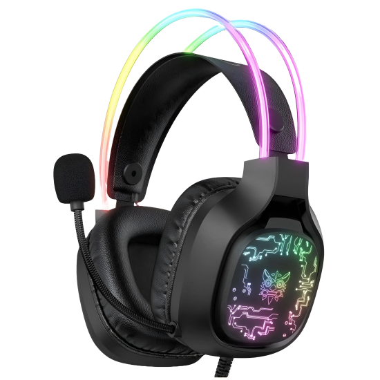 Headset Gaming onikuma With RGB LED X22 Black