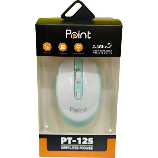 Mouse Wireless POINT PT-125 Green