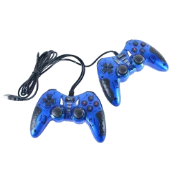 Game Pad Wired USB Double Point PT-600D SILVER