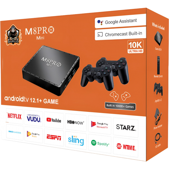 Game pad Wireless Box TV Stick 10K M8PRO