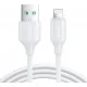 Cable Charger Mobile Joyroom 2.4A Fast Usb To Iphone S-UL012A9 1M White
