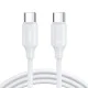 Cable Charger Mobile Joyroom Type-C To Type-C 60W S-CC060A9 1M White