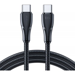 Cable Charger Mobile Joyroom USB To Type-C 100W SA26-AC6 1M Black Cable Charger Mobile Joyroom USB To Type-C 100W SA26-AC6 1M Black