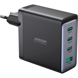 Charger Mobile Joyroom 3C1A 100W JR-TCG04 + Cable Type-C To Type - C 1.2M Black. Charger Mobile Joyroom 3C1A 100W JR-TCG04 + Cable Type-C To Type - C 1.2M Black.