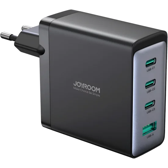 Charger Mobile Joyroom 3C1A 100W JR-TCG04 + Cable Type-C To Type - C 1.2M Black. Charger Mobile Joyroom 3C1A 100W JR-TCG04 + Cable Type-C To Type - C 1.2M Black.