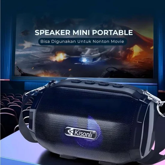 Speaker Wireless Bluetooth Kisonli Led-904 Speaker Wireless Bluetooth Kisonli Led-904