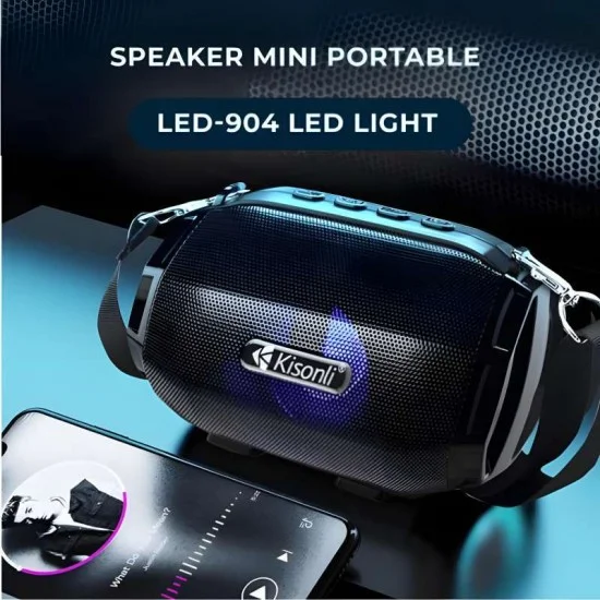 Speaker Wireless Bluetooth Kisonli Led-904 Speaker Wireless Bluetooth Kisonli Led-904