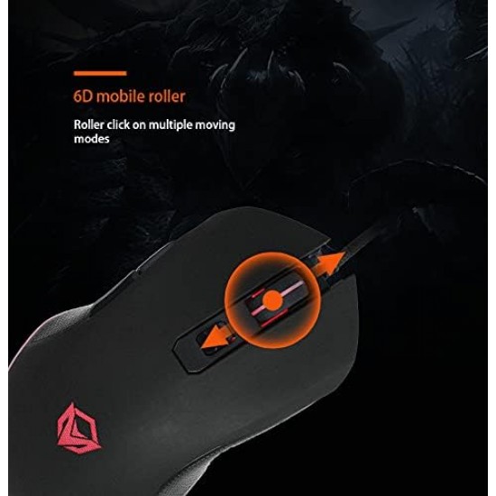 Keyboard&Mouse Wired Meetion Gaming C510 Black