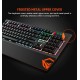 Keyboard Wired Meetion Gaming Blue Switch RGB MT-MK500 Black