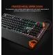 Keyboard Wired Meetion Gaming Blue Switch RGB MT-MK500 Black