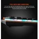 Keyboard Wired Meetion Gaming Blue Switch RGB MT-MK500 Black