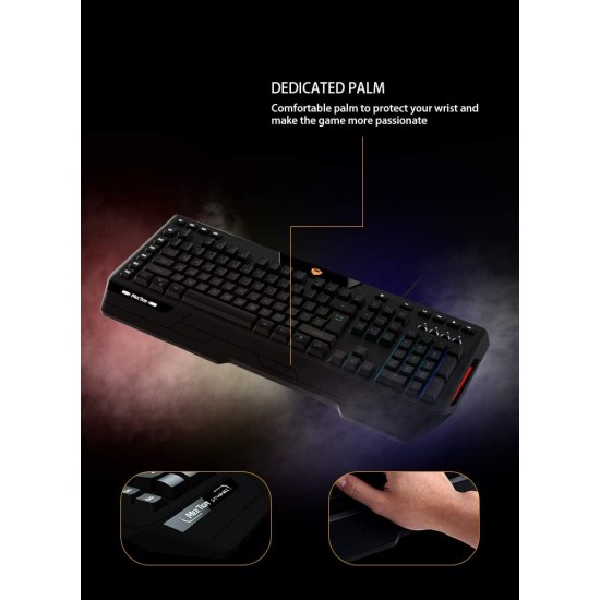 Keyboard Wired Meetion Gaming RGB MT-K9420 Black