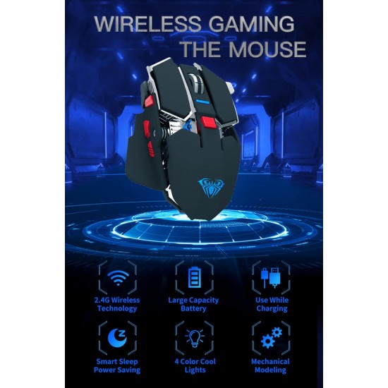 Mouse Charging Wireless AULA SC300 Mouse Charging Wireless AULA SC300
