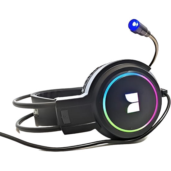 Headset Gaming MONSTER With RGB LED G500 Black