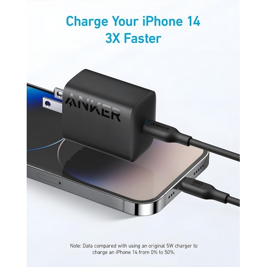 Charger Mobile ANKER 312 USB+PD 30W A2640L11 Black