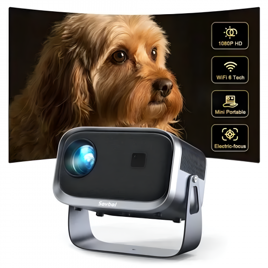 Projector Sovboi Vb6 Led 60000H Wifi , Bluetooth , Usb , Hdmi Projector Sovboi Vb6 Led 60000H Wifi , Bluetooth , Usb , Hdmi
