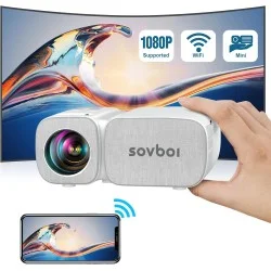 Projector Sovboi Vb1 100000H Led Wifi , Bluetooth , Usb , Hdmi