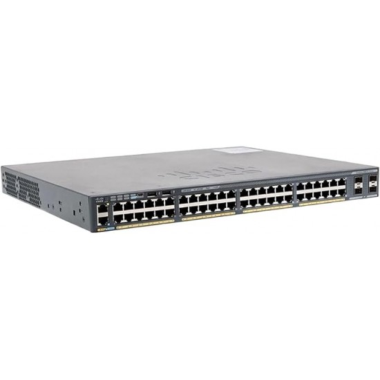 Switch Cisco Catalyst 2960X-48Fps-L 48 Port Poe+ 10/100/1000