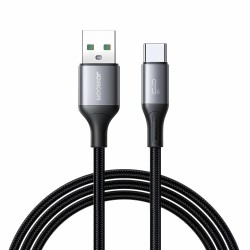 Cable Charger Mobile Joyroom 3A Fast Usb To Type-C 1M S-A28 Black Cable Charger Mobile Joyroom 3A Fast Usb To Type-C 1M S-A28 Black