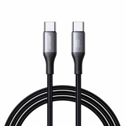 Cable Charger Mobile Joyroom 60w Fast Type-C To Type-C 1M S-A28 Black Cable Charger Mobile Joyroom 60w Fast Type-C To Type-C 1M S-A28 Black